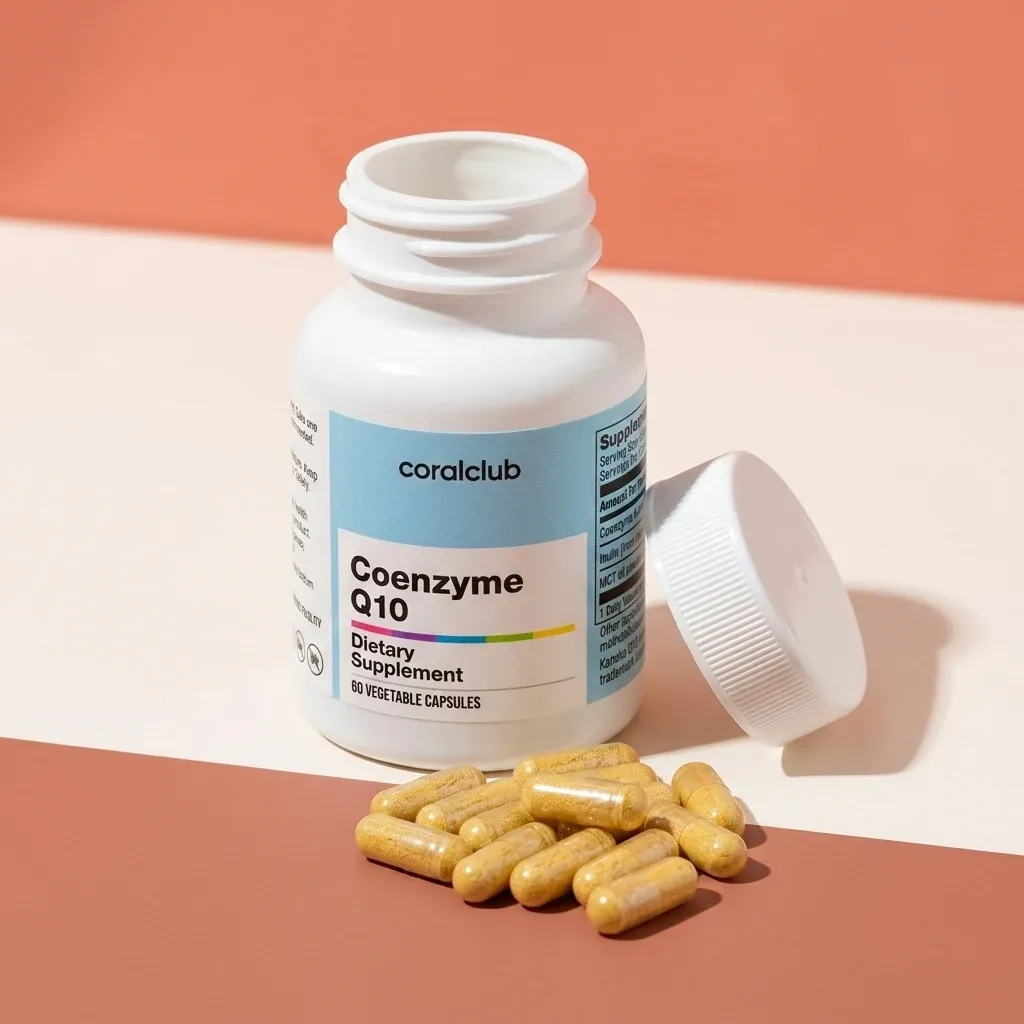 Opakowanie produktu Coenzyme Q10 z bliska