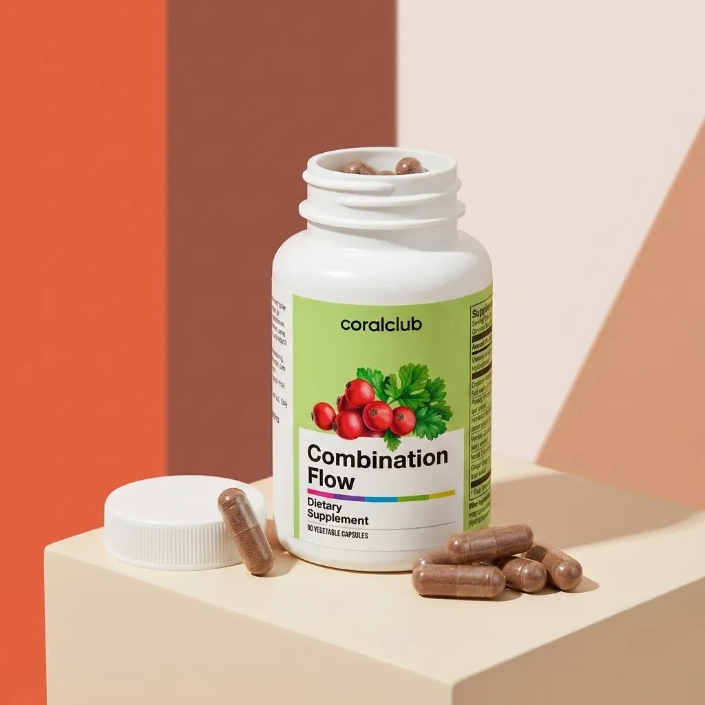 Opakowanie produktu Combination Flow z bliska