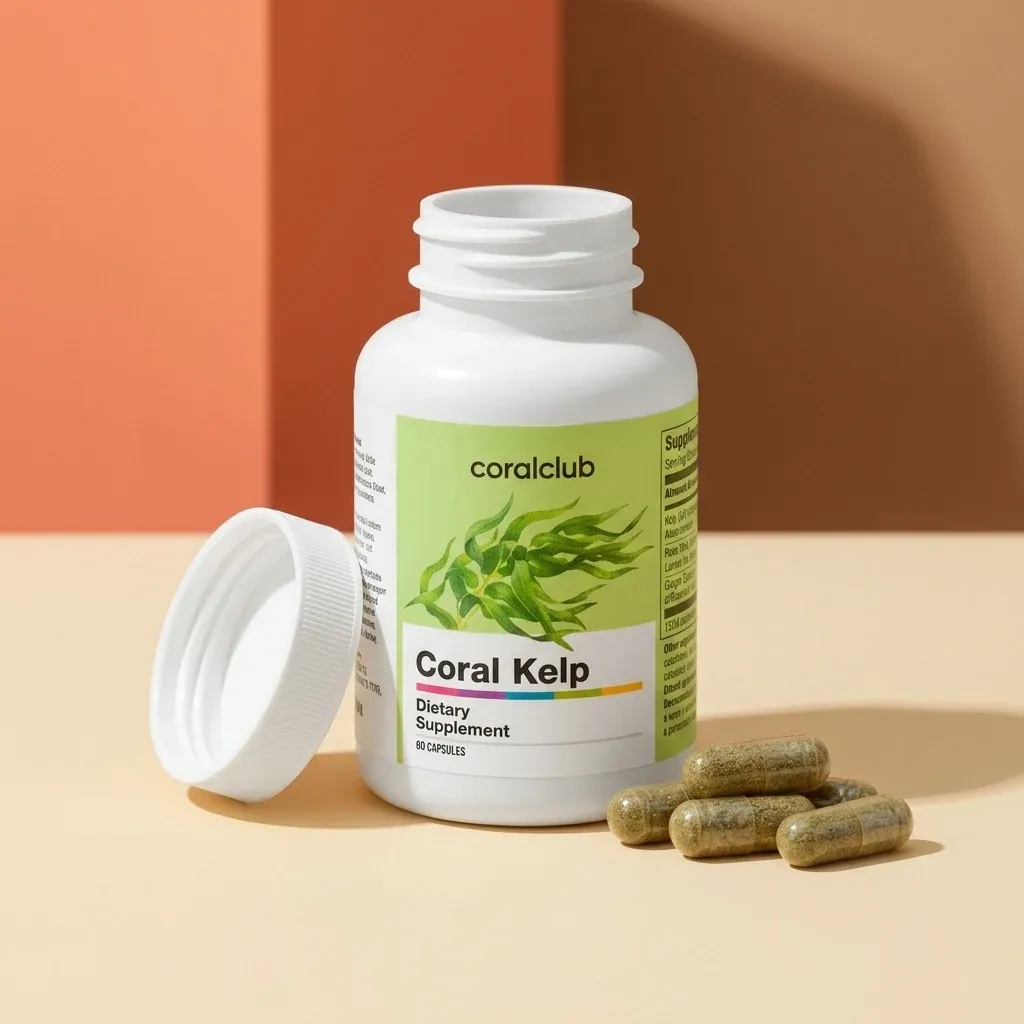 Opakowanie produktu Coral Kelp z bliska