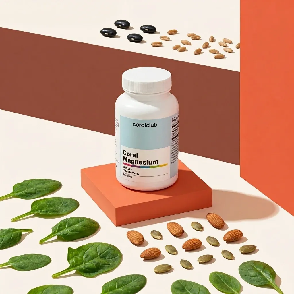 Opakowanie i składniki produktu Coral Magnesium