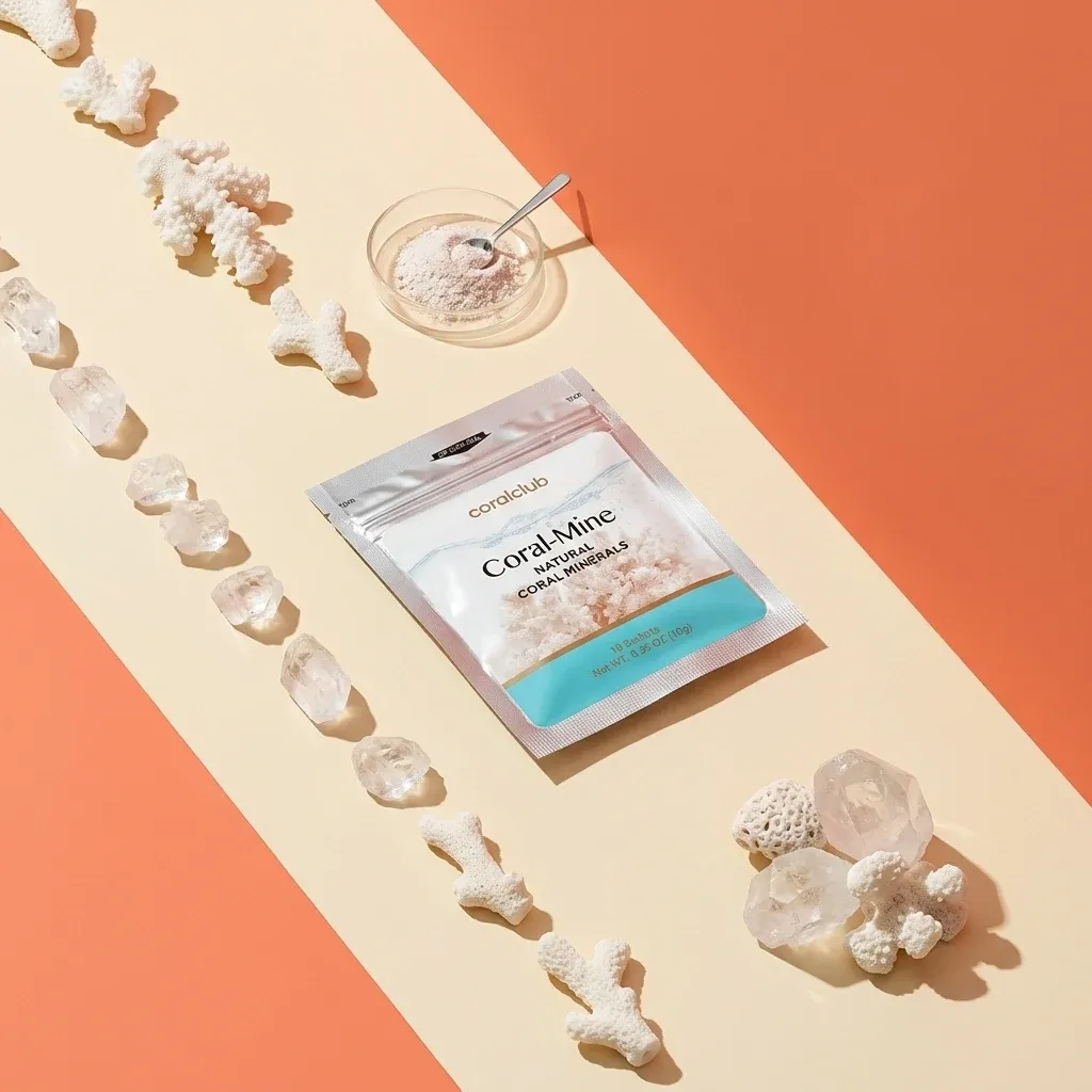 Opakowanie i składniki produktu Coral-Mine