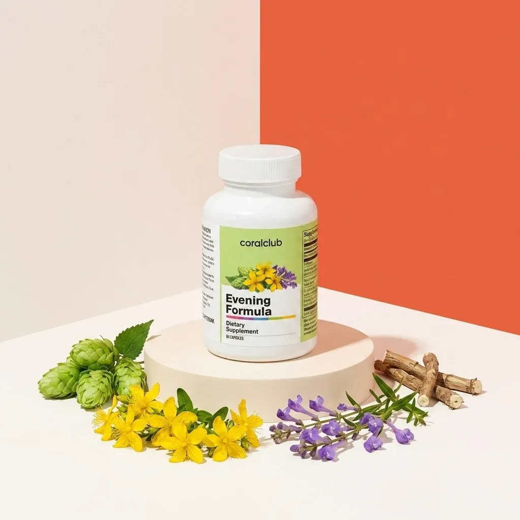 Opakowanie i składniki produktu Evening Formula