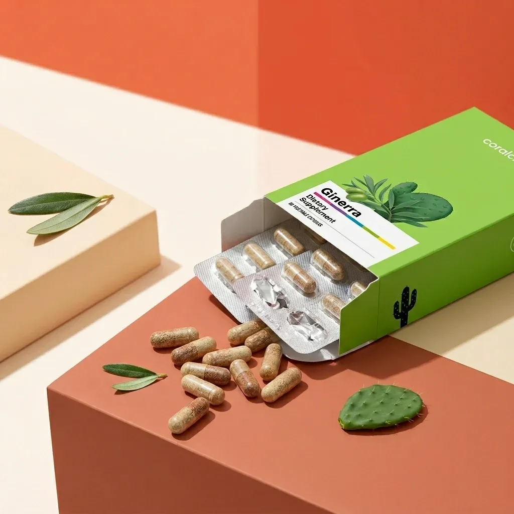 Opakowanie produktu Ginerra z bliska