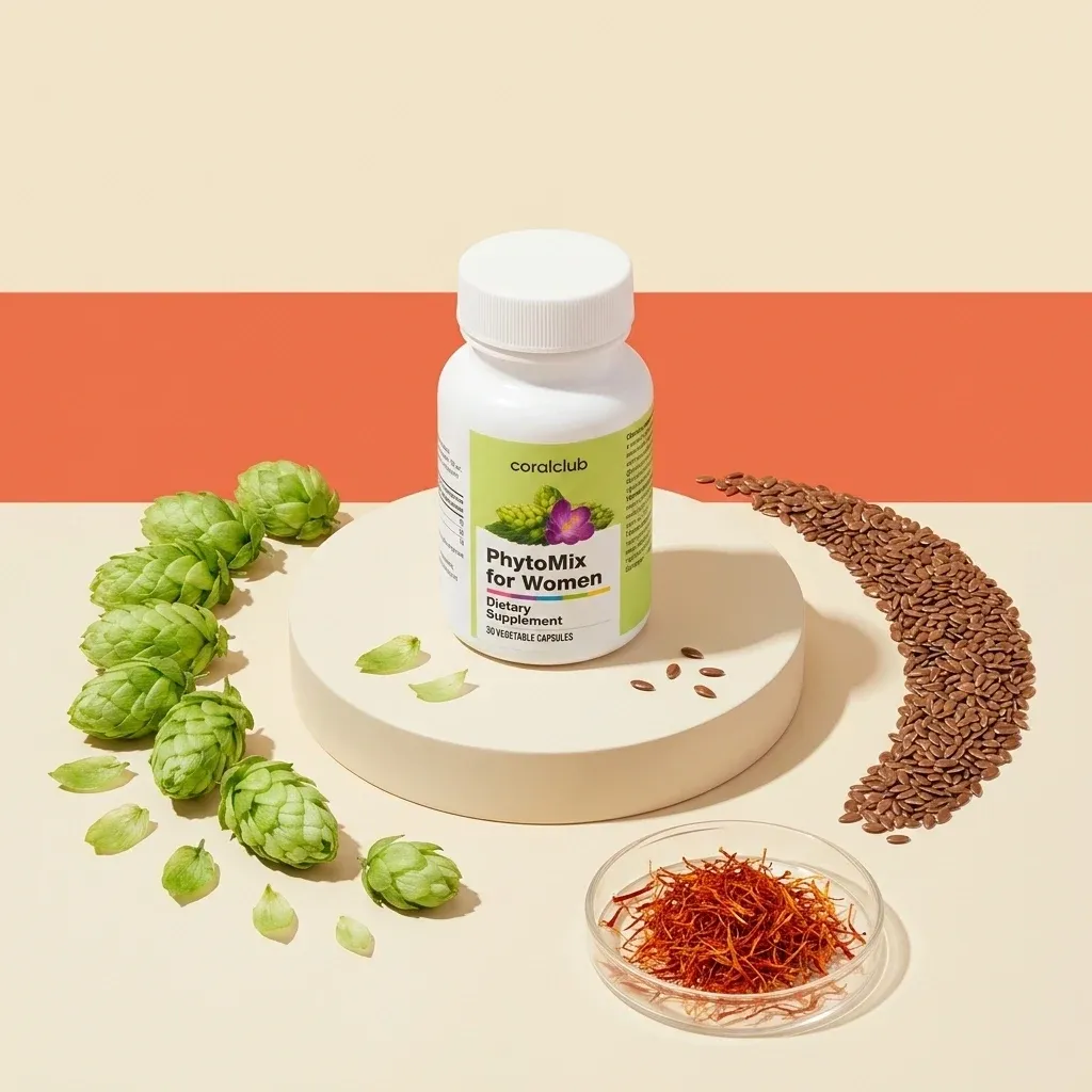 Opakowanie i składniki produktu PhytoMix for Women