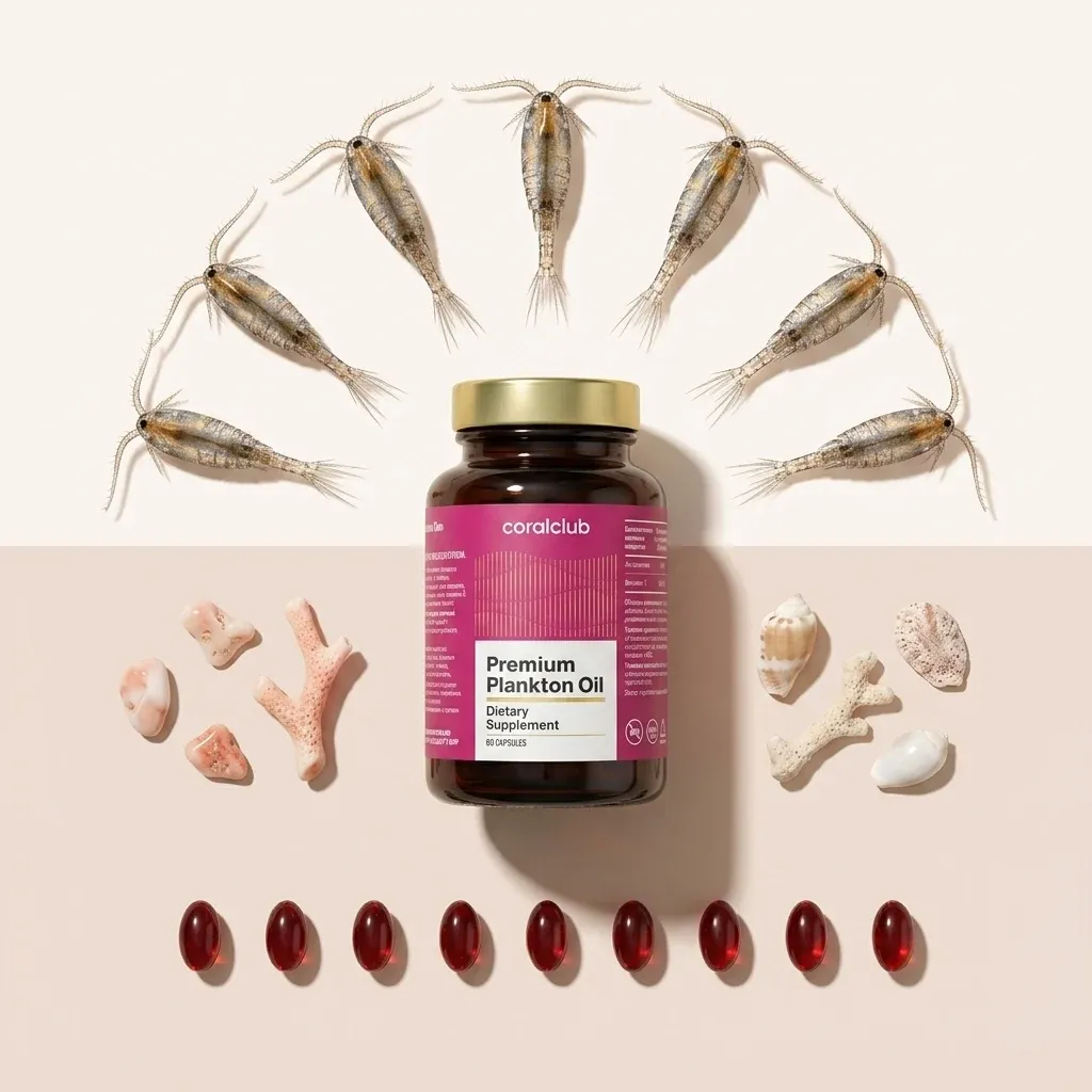 Opakowanie i składniki produktu Premium Plankton Oil