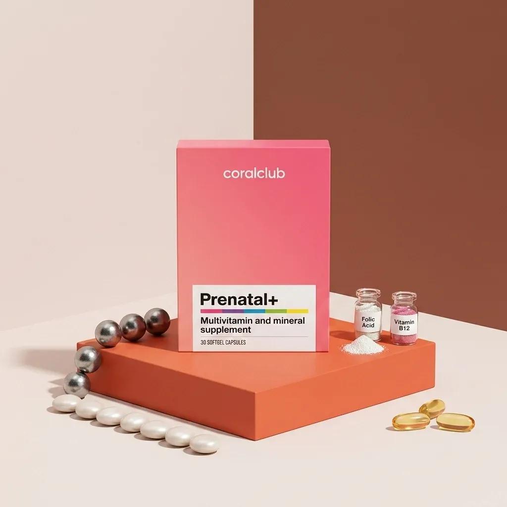 Opakowanie i składniki produktu Prenatal+