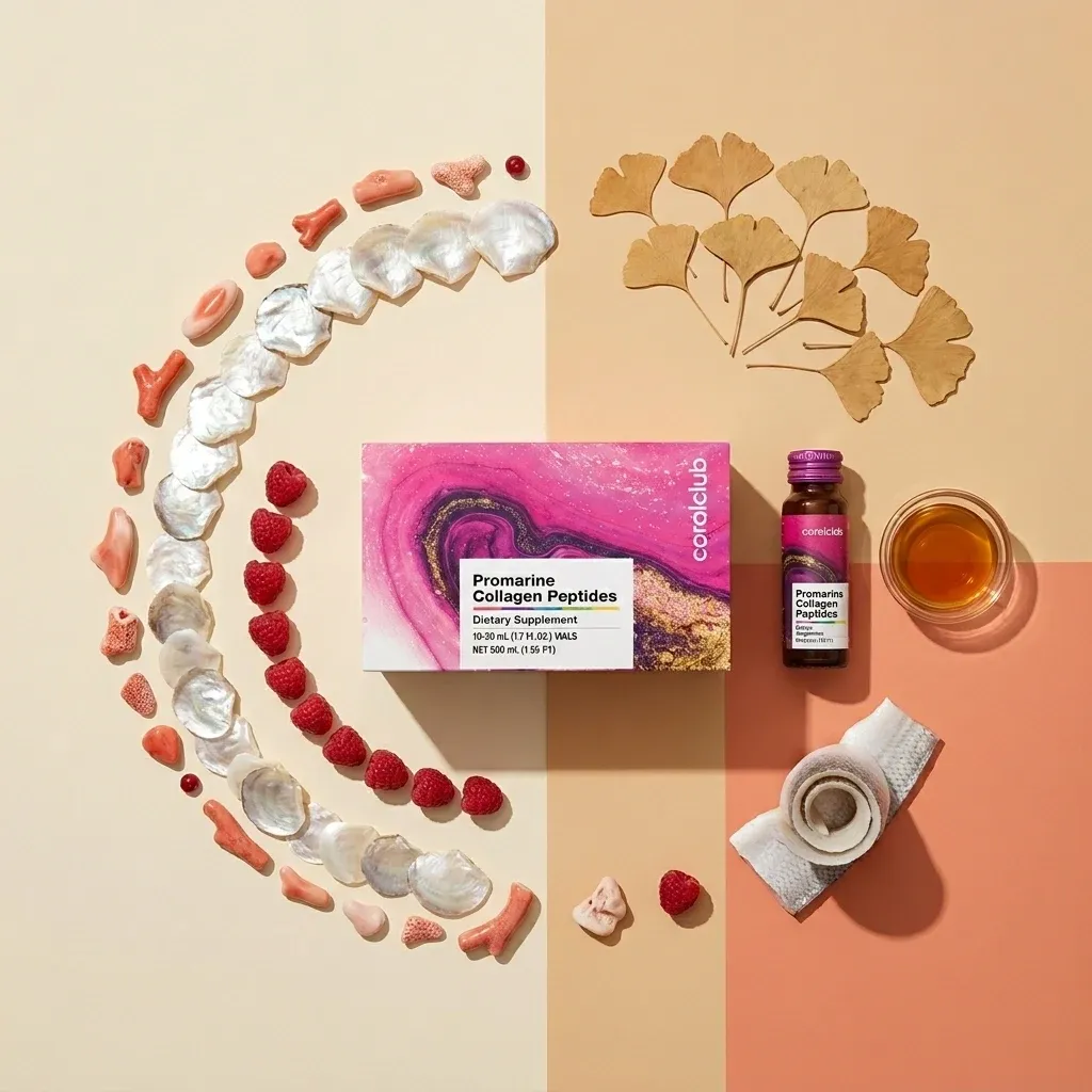 Opakowanie i składniki produktu Promarine Collagen Peptides