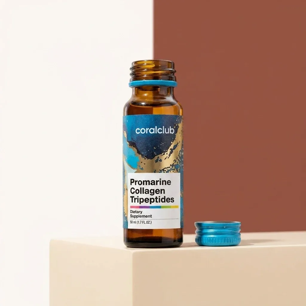 Opakowanie produktu Promarine Collagen Tripeptides z bliska