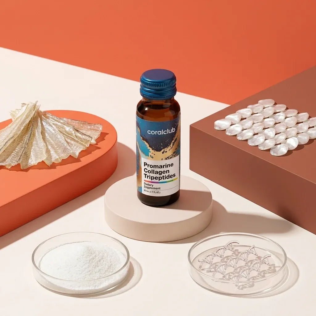 Opakowanie i składniki produktu Promarine Collagen Tripeptides