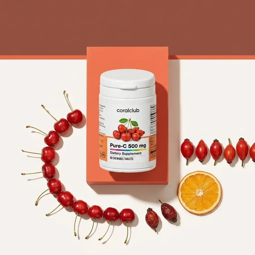Opakowanie i składniki produktu Pure-C 500 mg