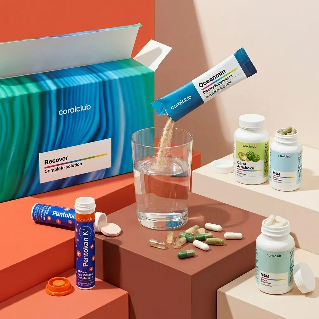 Opakowanie produktu Recover Pack z bliska