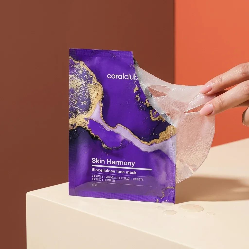 Opakowanie produktu Skin Harmony Biocellulose Facial Mask z bliska