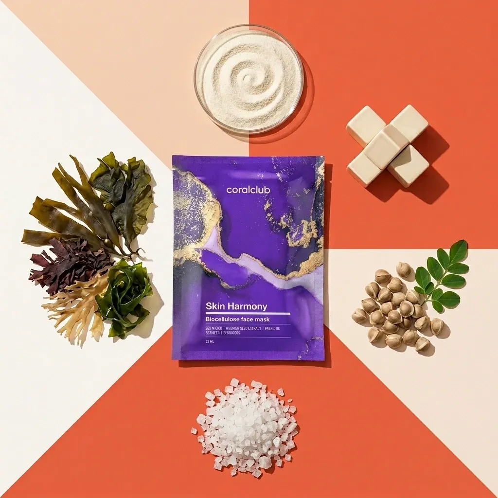 Opakowanie i składniki produktu Skin Harmony Biocellulose Facial Mask